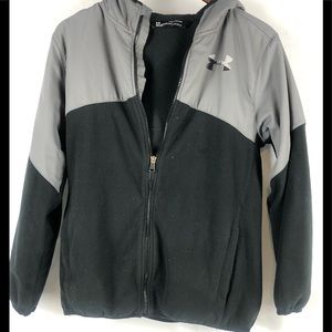 Under Armour Fleece Coldgear Jacket, Boys YXL